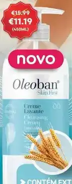 Auchan Oleoban - creme lavante :extracto aveia glicerina 450ml promoção