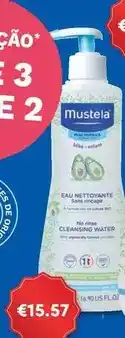 Auchan Mustela - eau nettoyante promoção