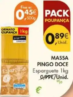 Pingo Doce Massa pingo doce esparguete promoção