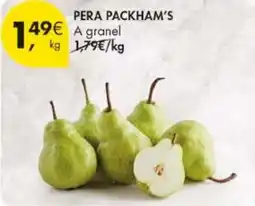 Pingo Doce Pera packham's promoção
