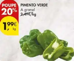 Pingo Doce Pimento verde promoção