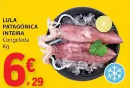E.Leclerc Lula patagónica inteira congelada promoção