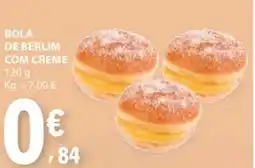 E.Leclerc Bola de berlim com creme promoção