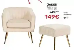 Homy Casa Jason - cadeirão com repousa-pés promoção