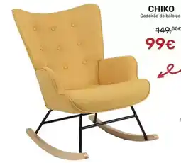 Homy Casa Chiko - cadeirão de baloiço promoção