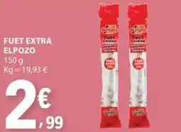 E.Leclerc Fuet extra elpozo promoção
