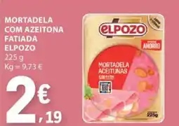 E.Leclerc Mortadela com azeitona fatiada elpozo promoção
