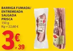 E.Leclerc Barriga fumada/ entremeada salgada prisca promoção