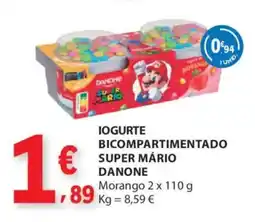 E.Leclerc Iogurte bicompartimentado super mário danone promoção