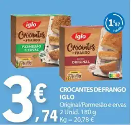 E.Leclerc Crocantes de frango iglo promoção