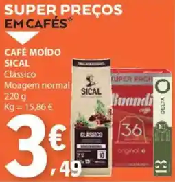 E.Leclerc Café moído sical promoção