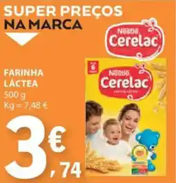 E.Leclerc Farinha láctea promoção