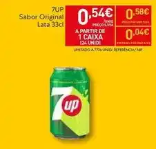 Recheio 7up - sabor original promoção