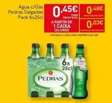 Recheio Pedras salgadas - água c/gás promoção