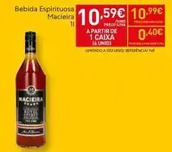 Recheio Macieira - bebida espirituosa promoção