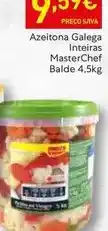 Recheio Masterchef - azeitona galega inteiras masterchef balde 4,5kg promoção