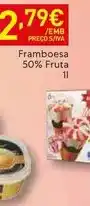 Recheio Framboesa 50% fruta promoção