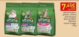 Recheio Ultima - alimento seco p/gato promoção