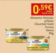 Recheio Purina - alimento humido p/gato gourmet gold promoção