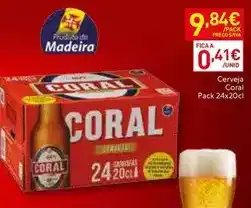 Recheio Coral - cerveja promoção