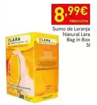 Recheio Sumo de laranja promoção