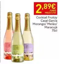 Recheio Casal garcia - cocktail fruitzy morango / melao / maracujá promoção