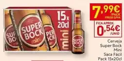 Recheio Mini - cerveja super bock promoção