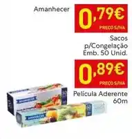 Recheio Amanhecer - sacos p/congelacao emb. 50 unid promoção