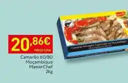 Recheio Masterchef - camarão 60/80 moçambique promoção
