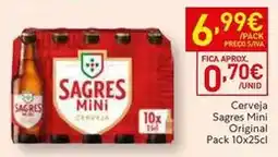Recheio Sagres mini - cerveja mini original promoção