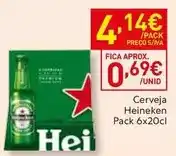 Recheio Heineken - cerveja promoção