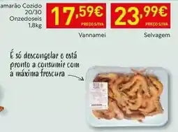Recheio A+ - camarão cozido 20/30 promoção