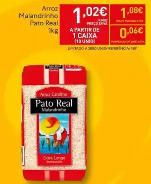 Recheio Pato real - arroz malandinho promoção