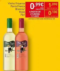 Recheio Vinho frisante promoção