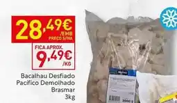 Recheio Brasmar - bacalhau desfiado pacificio demolhado promoção