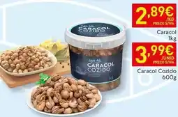 Caracol cozido