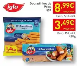Recheio Iglo - douradinhos de peixe promoção