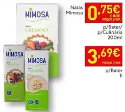 Recheio Mimosa - nata promoção