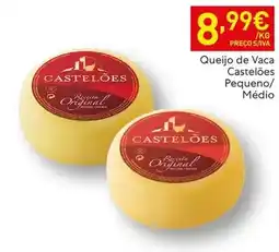 Recheio Castelões - queijo de vaca casteloes pequeno/médio promoção