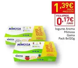 Recheio Mimosa - logurte aroma gama promoção