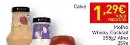 Recheio Calvé - whisky cocktail promoção
