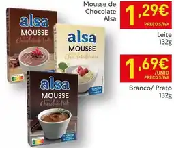 Recheio Alsa - mousse de chocolate promoção