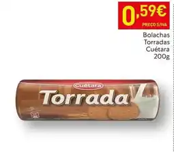 Recheio Cuétara - bolachas torradas promoção