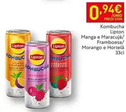 Recheio Lipton - kombucha manga e maracuja/ framboesa/ morango e hortela promoção