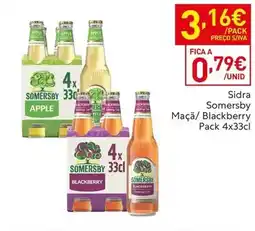 Recheio Somersby - sidra promoção