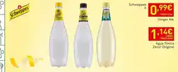 Recheio Schweppes - agua tonica zero/oretral promoção