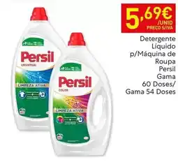 Recheio Persil - detergente liquido p/máquina de roupa gama promoção