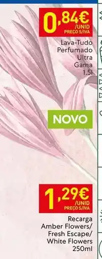 Recheio Gama - lava-tudo perfumado ultra promoção