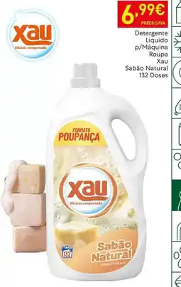 Recheio Xau - detergente líquido p/maquina roupa saba natural promoção