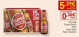 Recheio Mini - cerveja super bock promoção